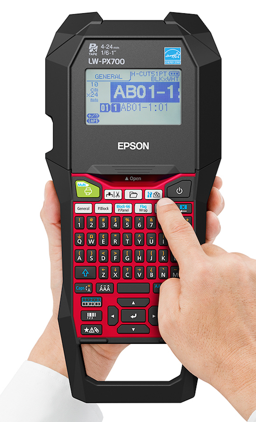 KSun/Epson LabelWorks PX LWPX700 Label Maker Contractor Supply Magazine